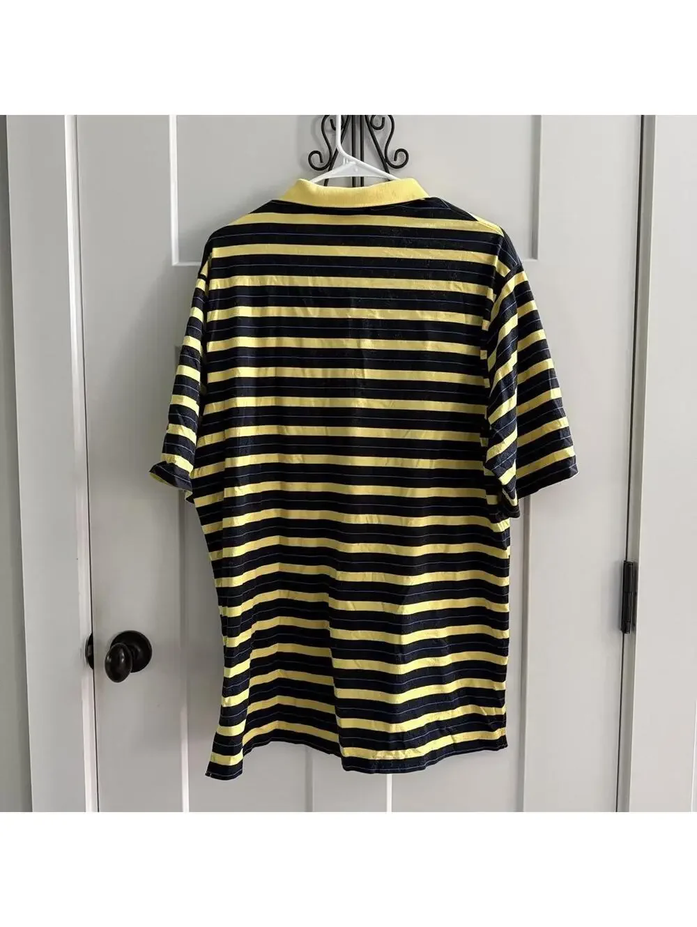💛 Polo Golf Ralph Lauren Striped Rugby Polo Shirt